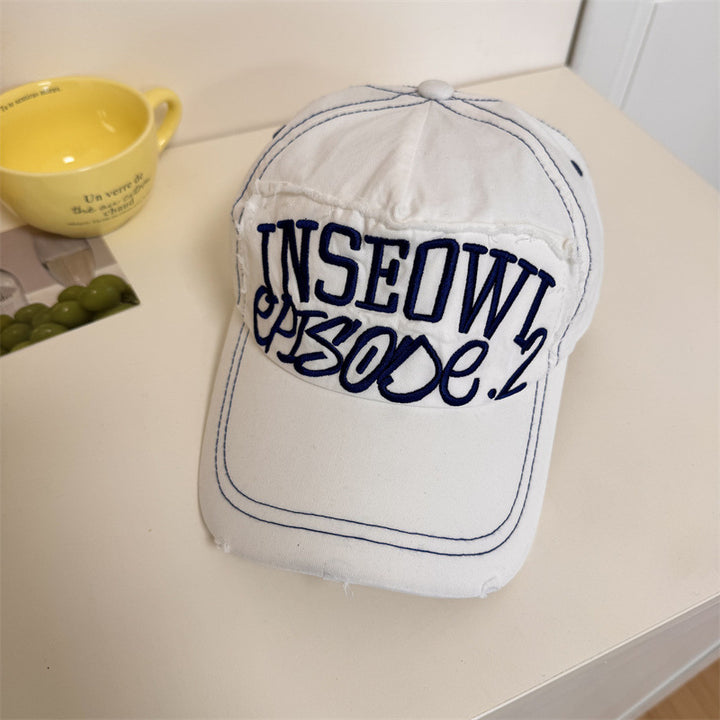 Men's Distressed Casual Graphic Baseball Cap Stornfield