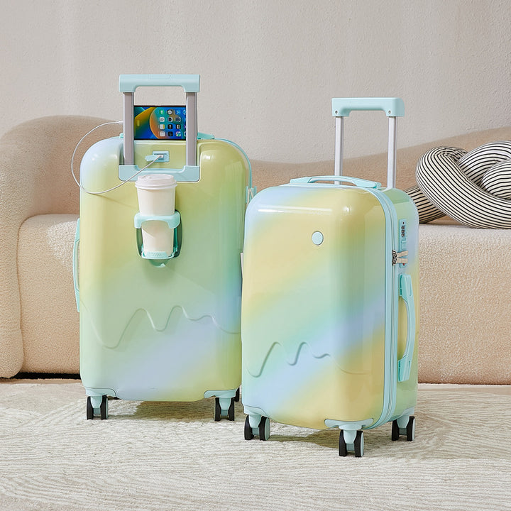 Unisex Compact Smart Hardshell Travel Suitcase Stornfield