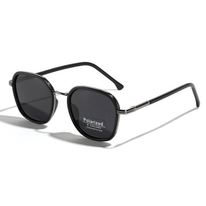 Women's geometric polarized sunglasses with stylish metal frame Stornfield