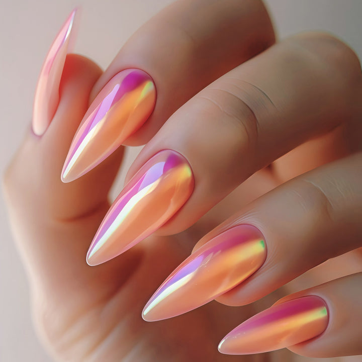 Artistic Gradient Press-On Nails Stornfield