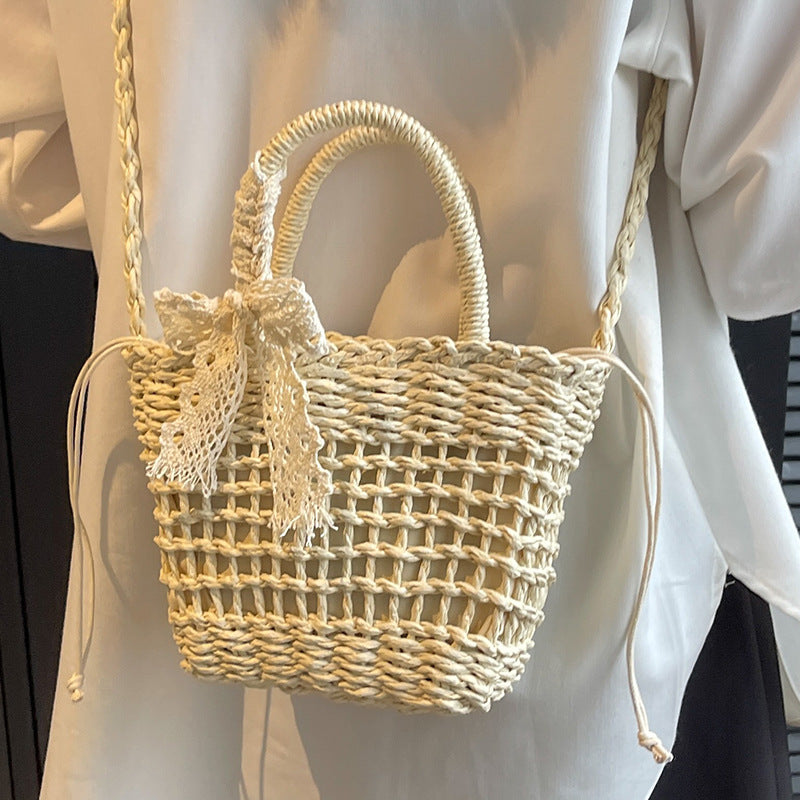 Handwoven Straw Tote Bag