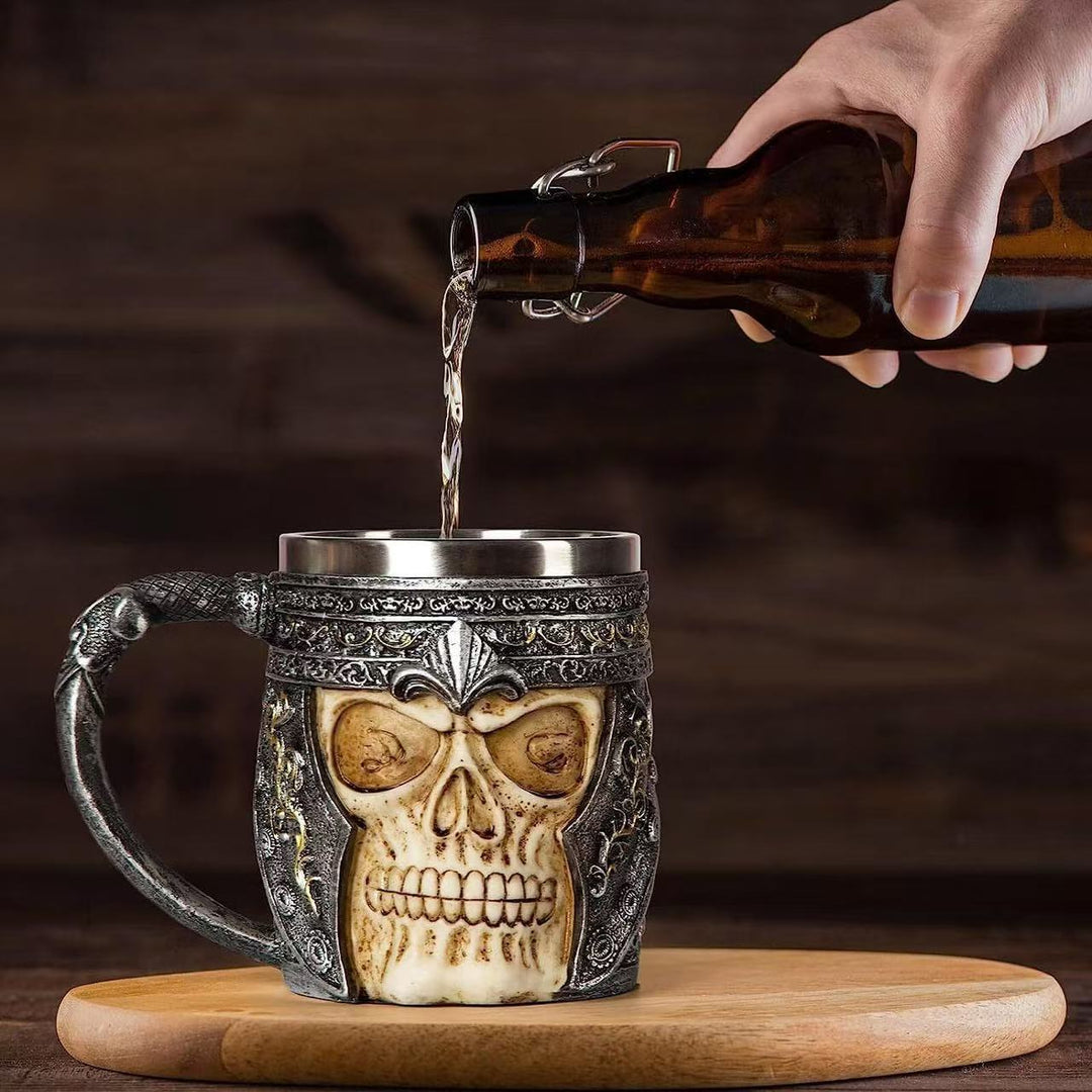 Beer mug with skull design Stornfield