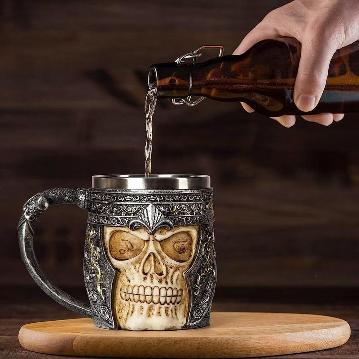 Beer mug with skull design Stornfield