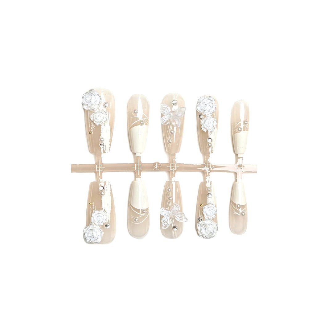 Decorative Press-On Nail Art Set 1790745746