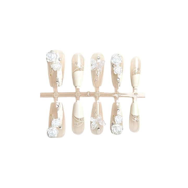 Decorative Press-On Nail Art Set 1790745746