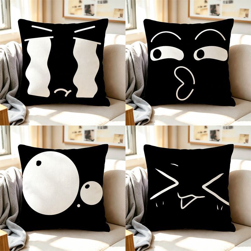 Quirky Graphic Decorative Throw Pillow