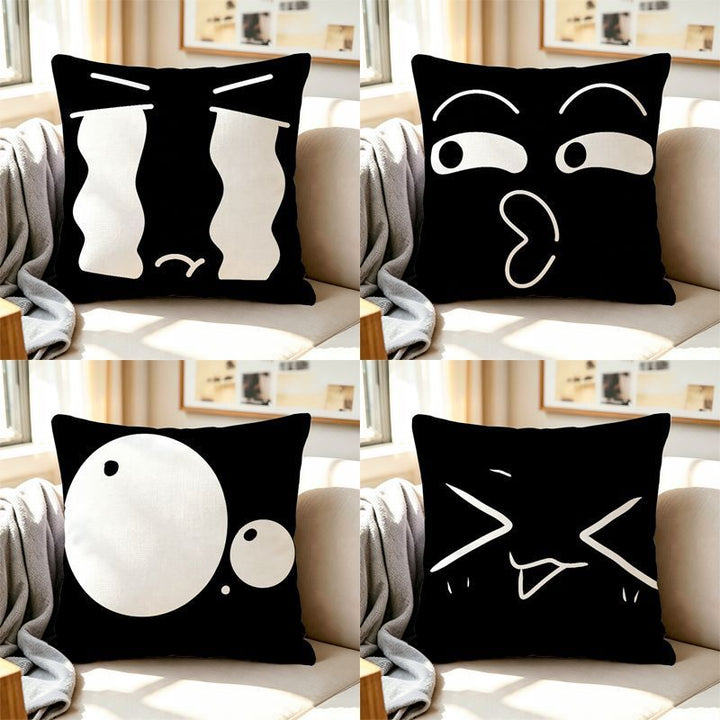 Quirky Graphic Decorative Throw Pillow