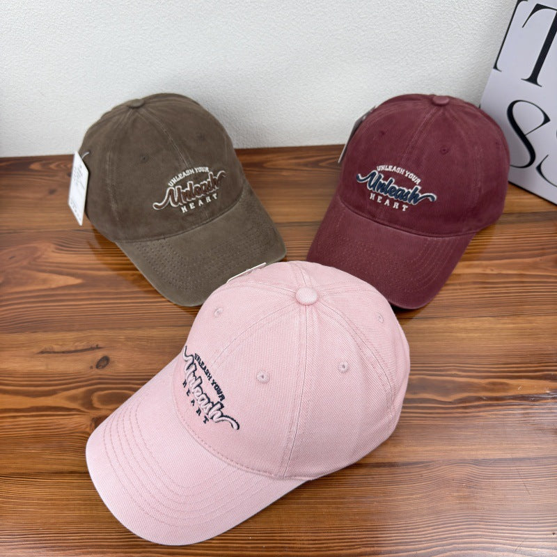 Women's Embroidered Heart Graphic Baseball Cap Stornfield