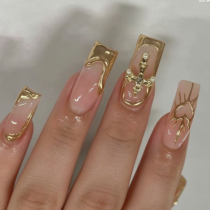 Decorative Long Acrylic Nail Tips Stornfield