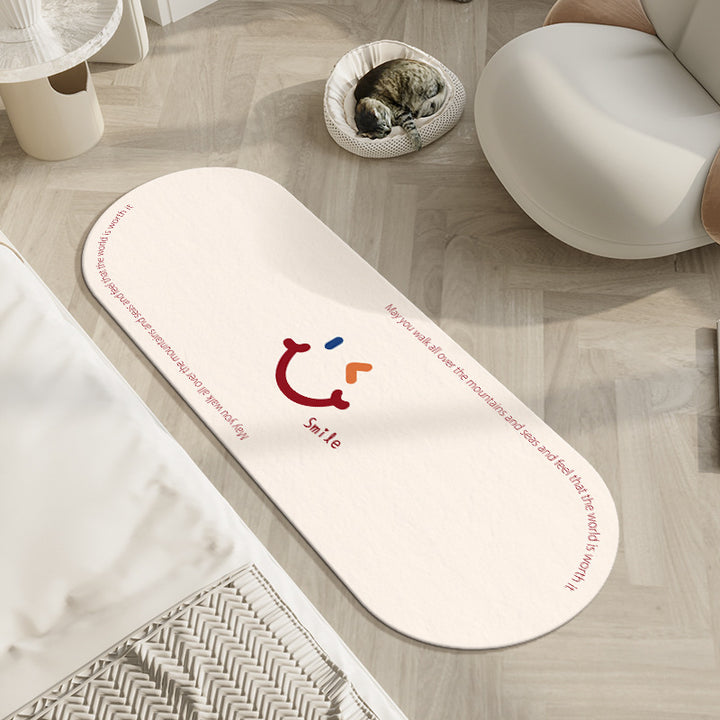 Cheerful Graphic Floor Mat