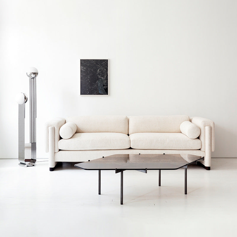 Modern Minimalist Floor Lamp with Dual Globes