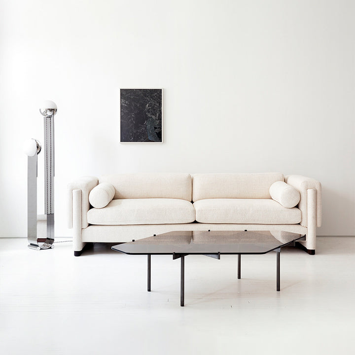 Modern Minimalist Floor Lamp with Dual Globes