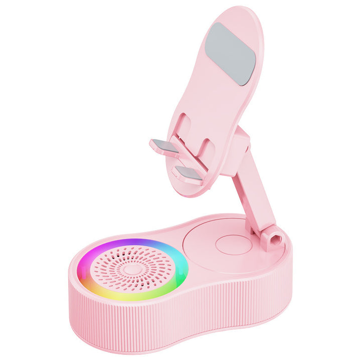 Unisex multitasking smartphone mount with integrated Bluetooth speaker Stornfield