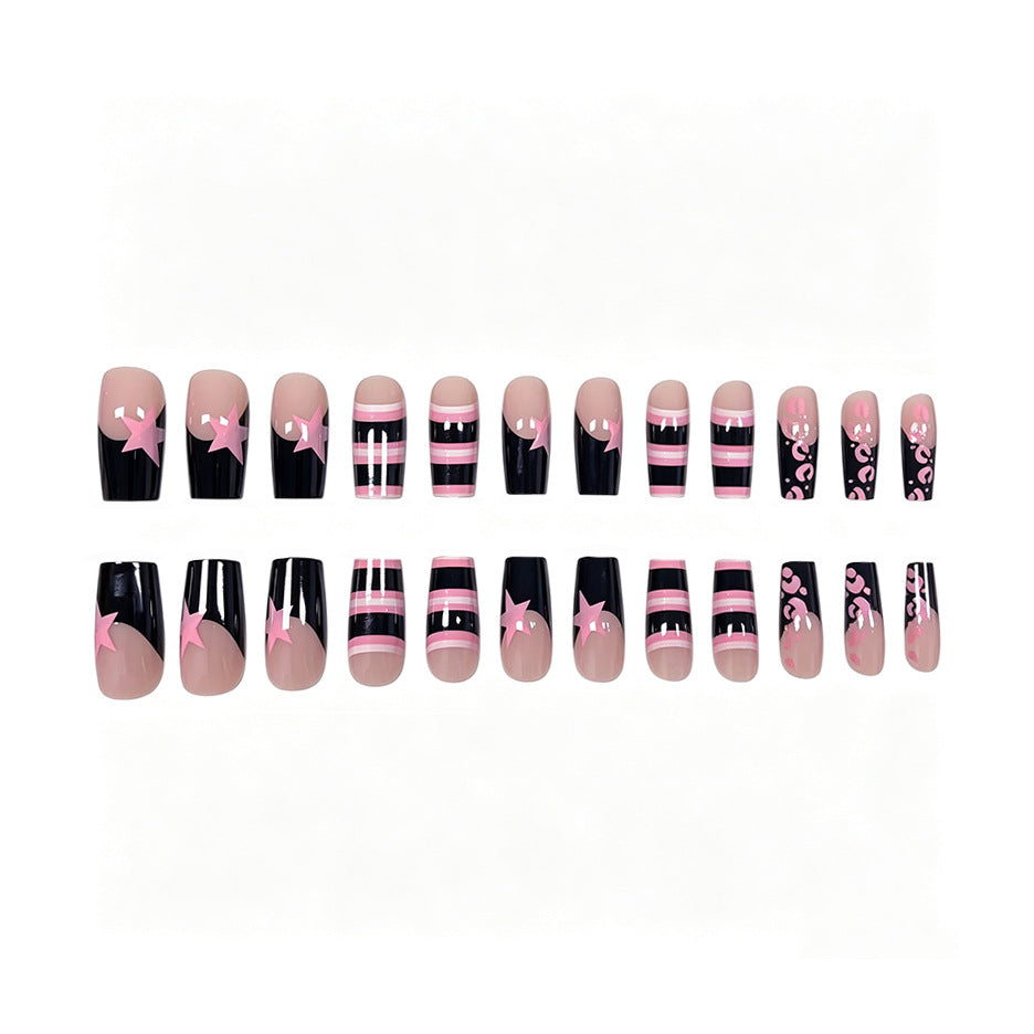 Artistic Press-On Acrylic Nail Enhancements Stornfield