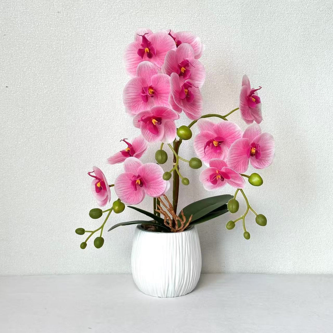 Realistic Orchid Floral Arrangement
