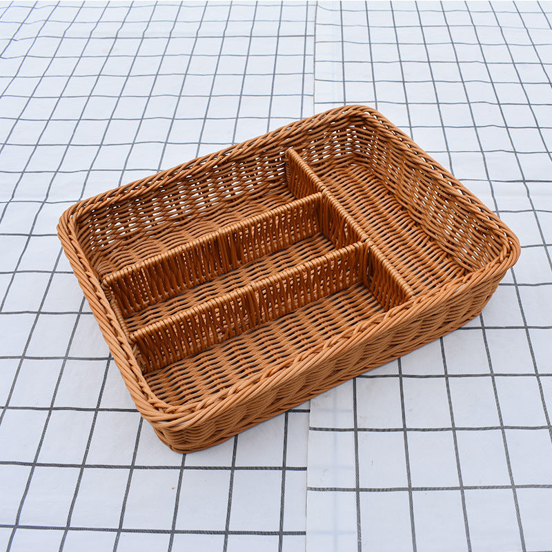 Multi-Compartment Woven Organizer Tray Stornfield