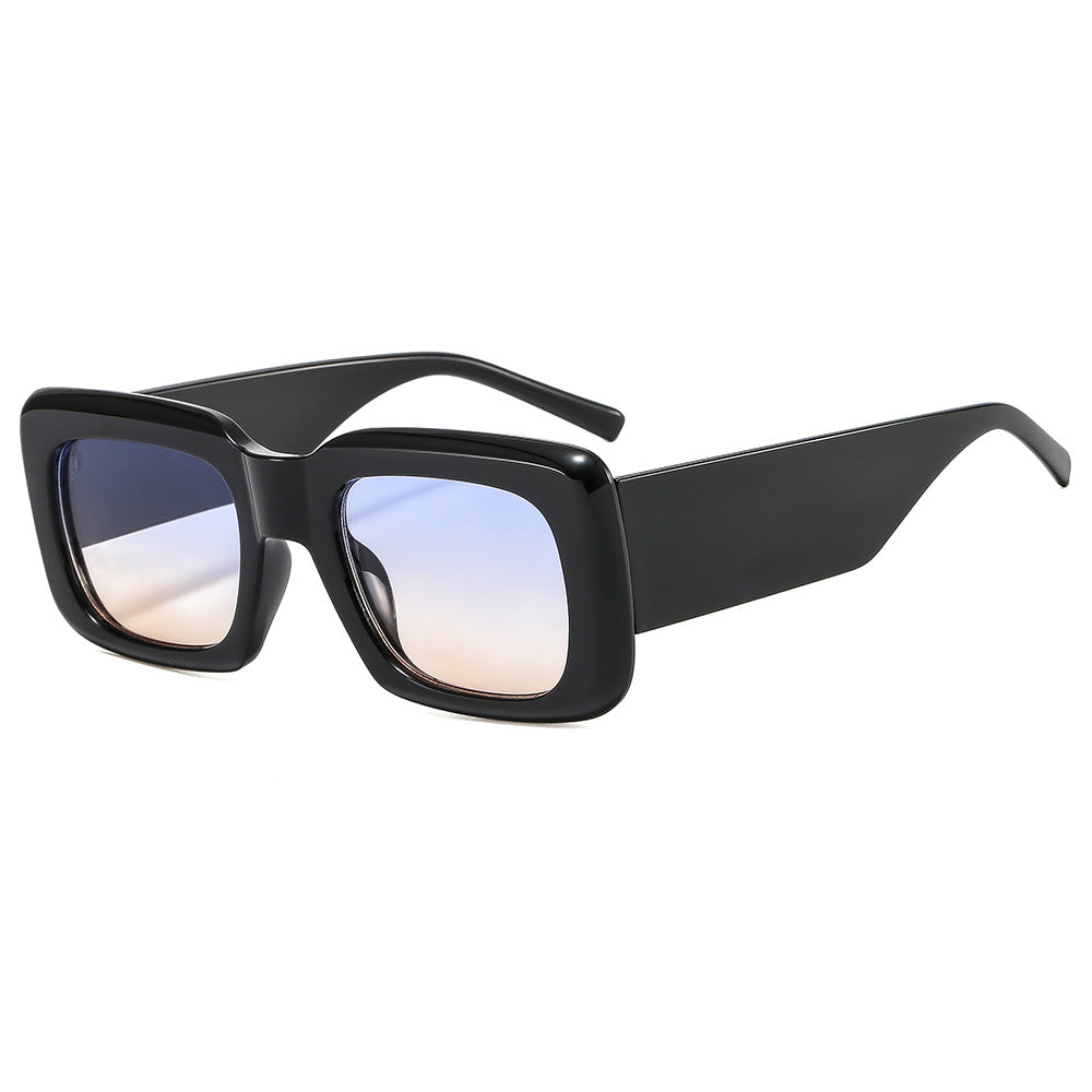 Women oversized sunglasses with square frame and transparent design Stornfield