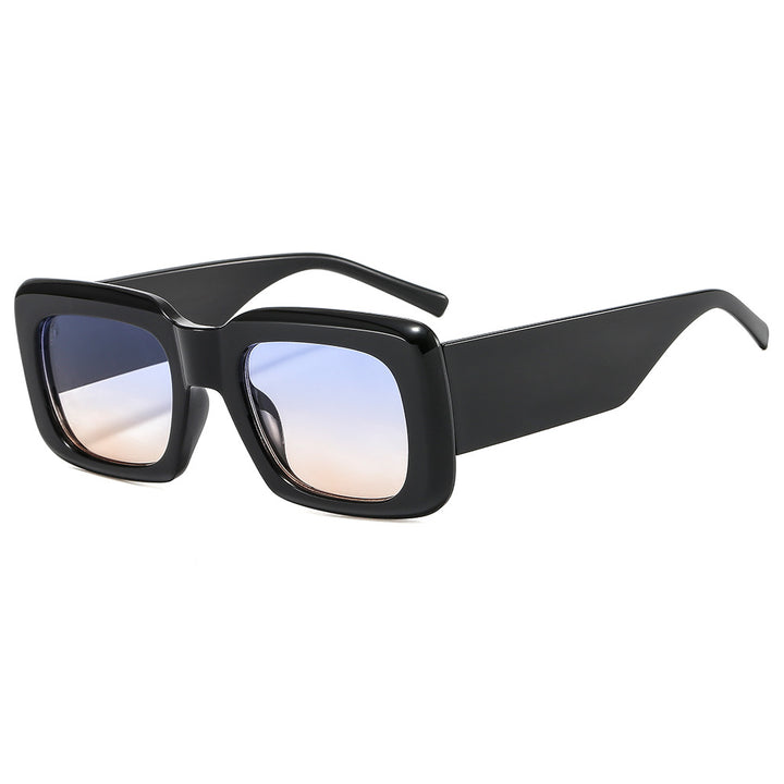 Women oversized sunglasses with square frame and transparent design Stornfield