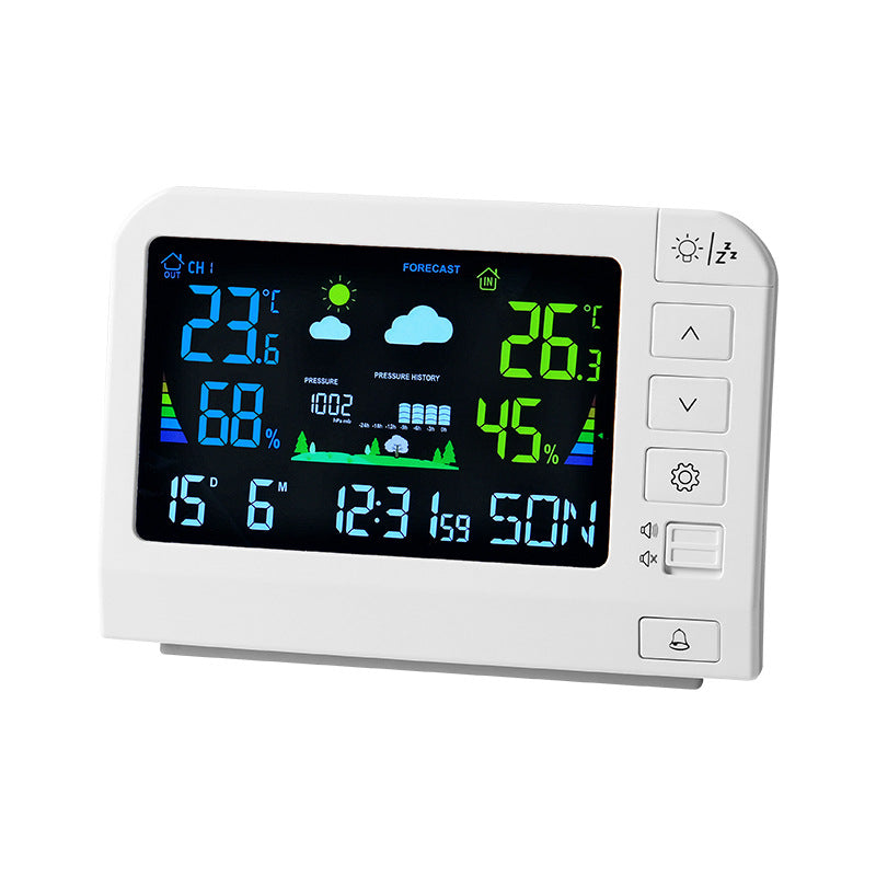 Digital Weather Alarm Clock with Multifunctional Display Stornfield