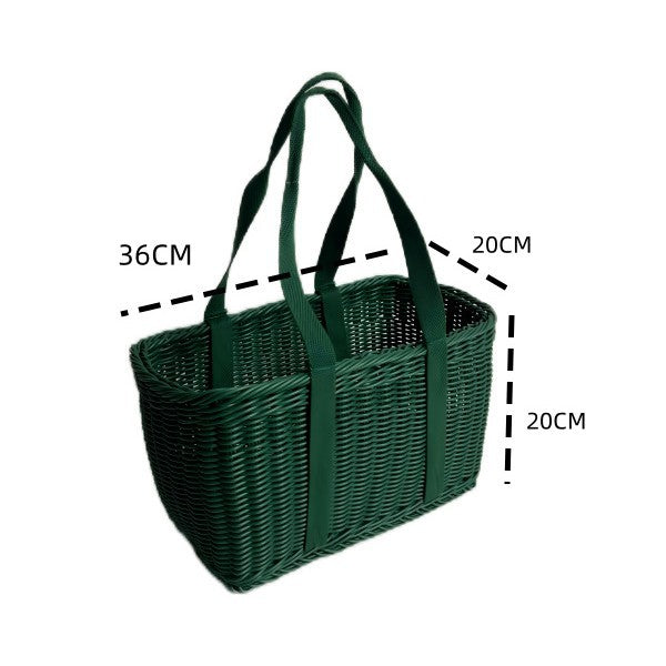 Stylish Woven Basket Bag Stornfield