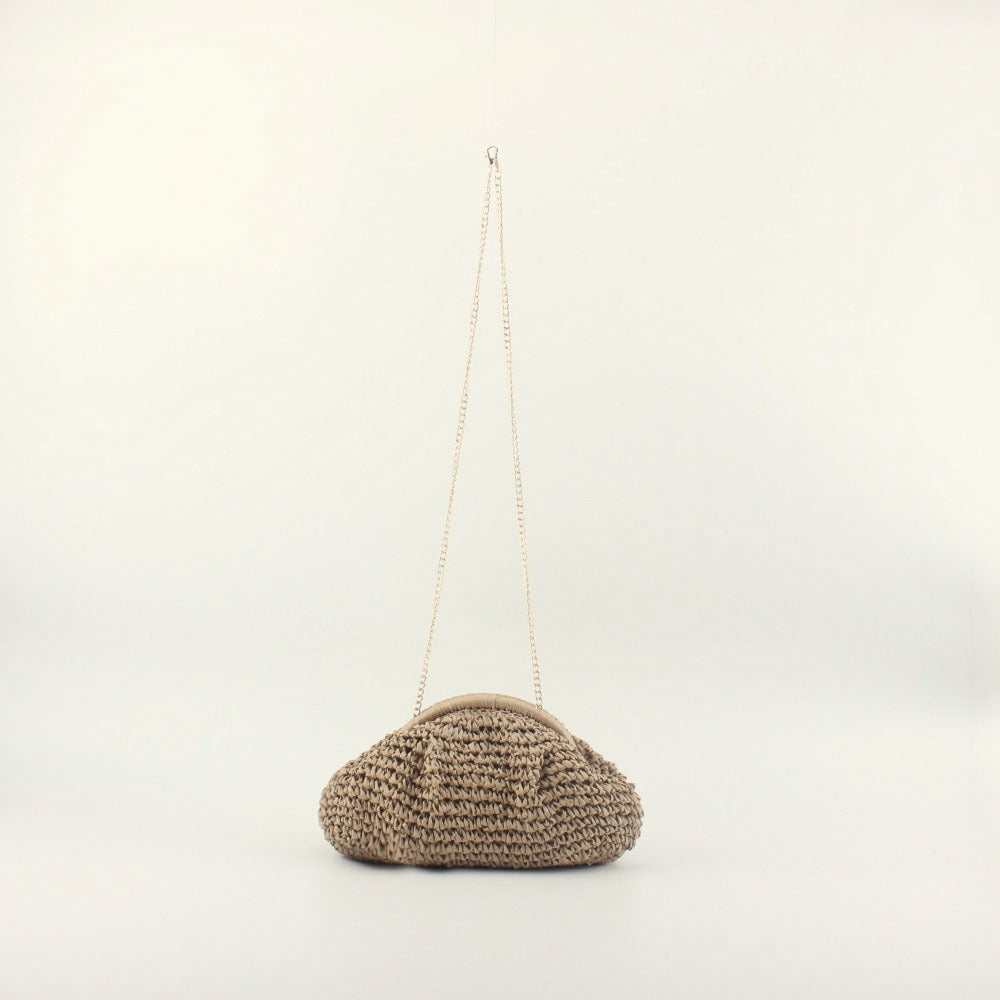 Clutch with decorative braided design Stornfield