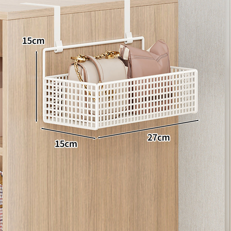 Overdoor Mesh Storage Organizer with Hooks