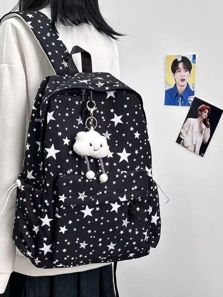 Backpack with Sparkling Star Motif and Charming Pendant Stornfield