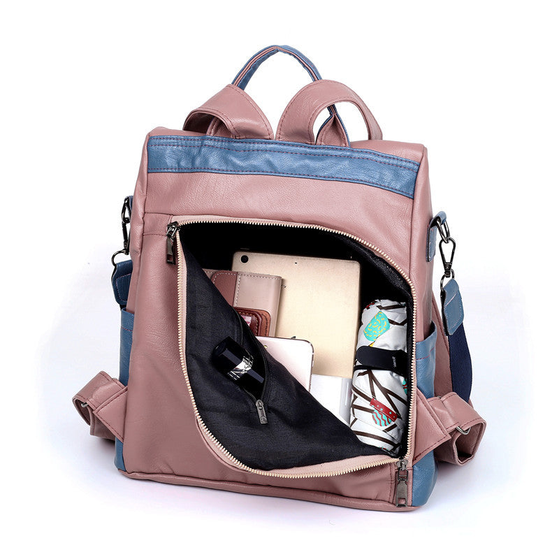 Versatile Leather Backpack Stornfield