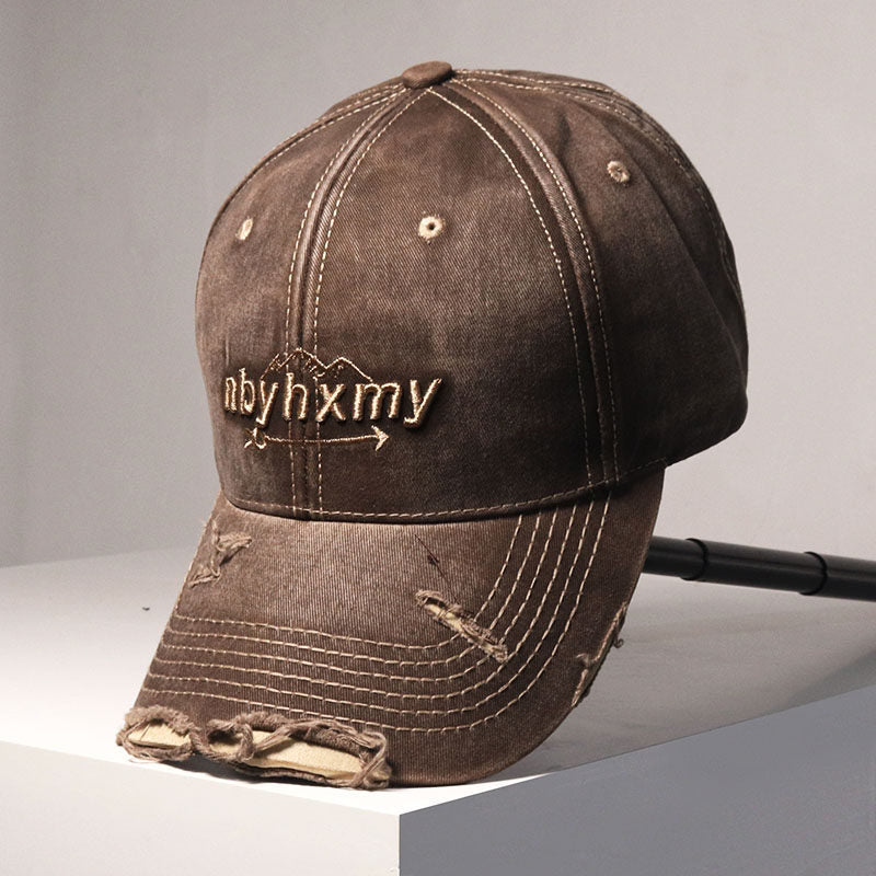 Men's Vintage Distressed Denim Baseball Cap Stornfield
