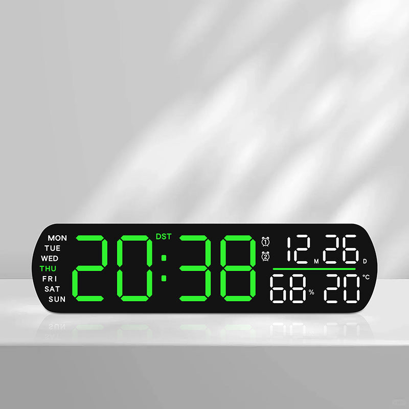 Digital Wall Clock with Multifunctional Display Stornfield