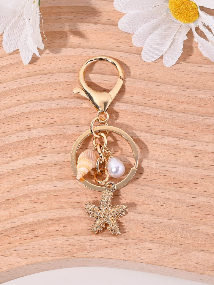 Keychain with Maritime Star Motif Stornfield