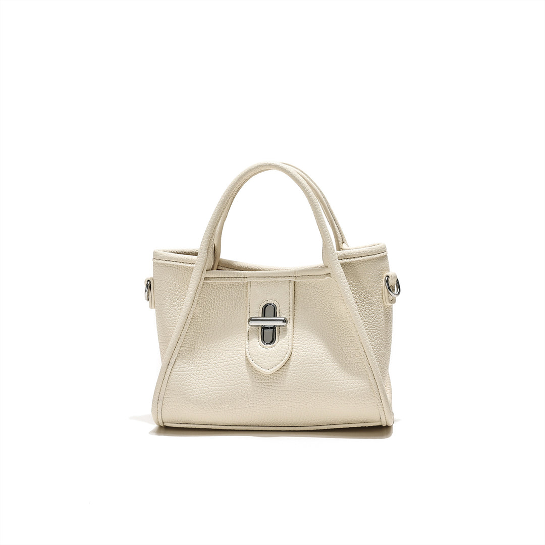 Textured Mini Handheld Satchel Bag