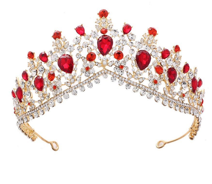 Women's Glamorous Tiara with Rhinestone and Crystal Embellishments Stornfield