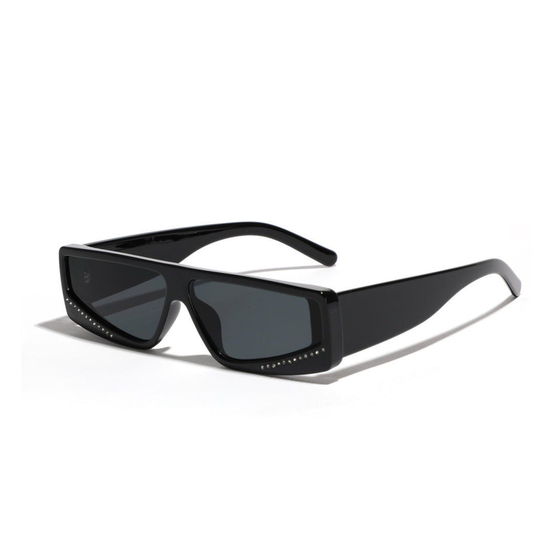 Women's oversized sunglasses with futuristic shape and stylish embellishments Stornfield