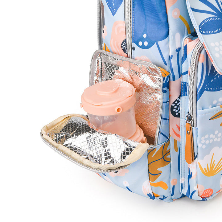 Versatile Floral Print Backpack Stornfield