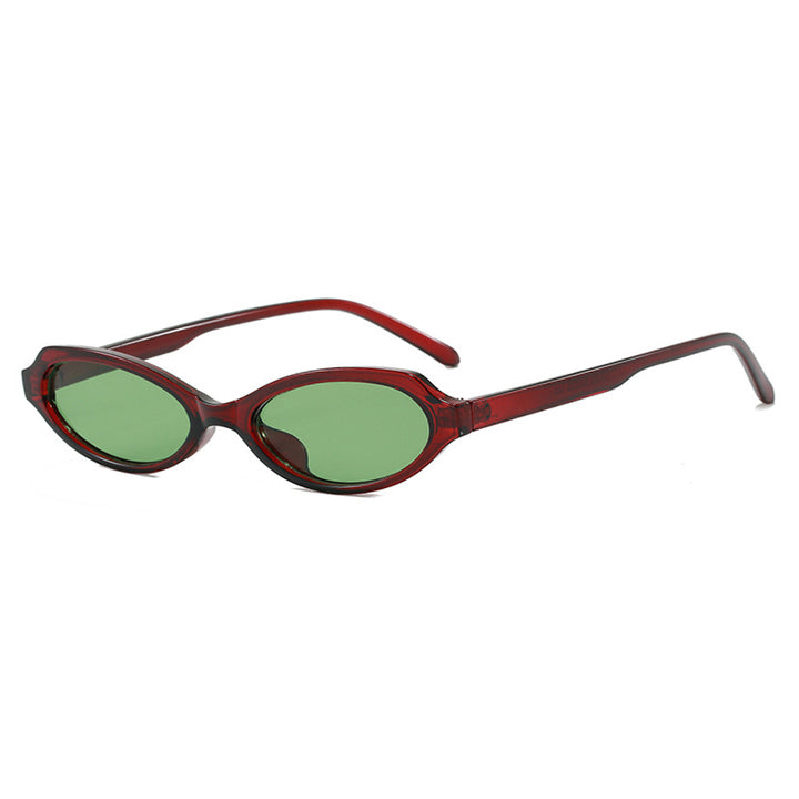 Ladies elegant sunglasses in stylish oval design Stornfield