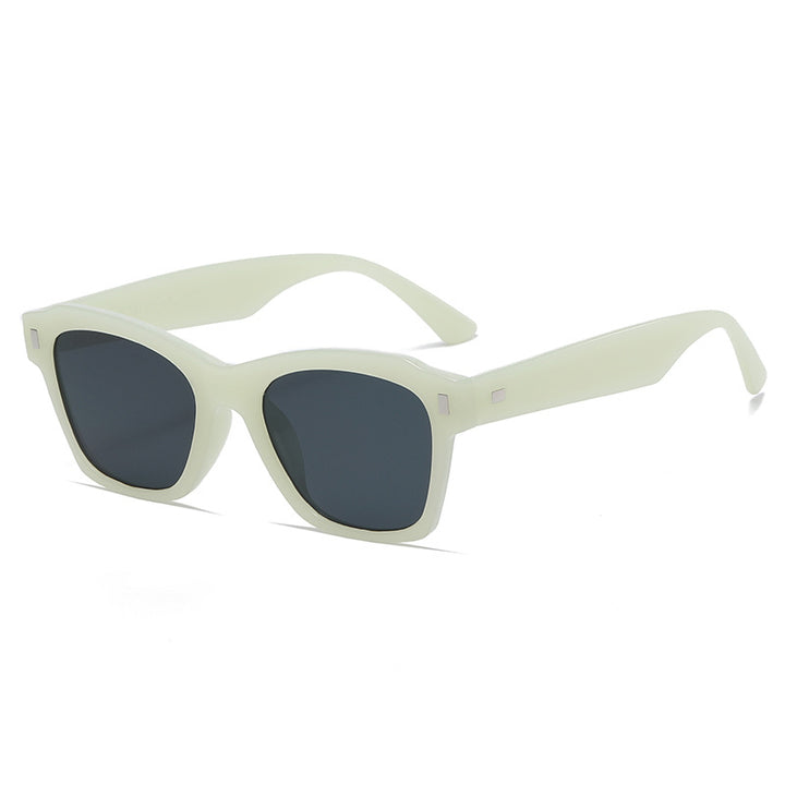 Women's fashionable sunglasses with transparent frame and high-quality UV protection Stornfield