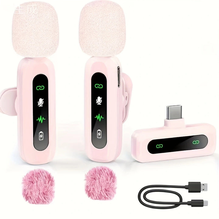 Wireless Lavalier Microphone with High-Sensitivity Audio Recording Stornfield