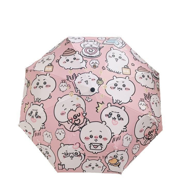 Women's Foldable Umbrella with Humorous Animal Design Stornfield
