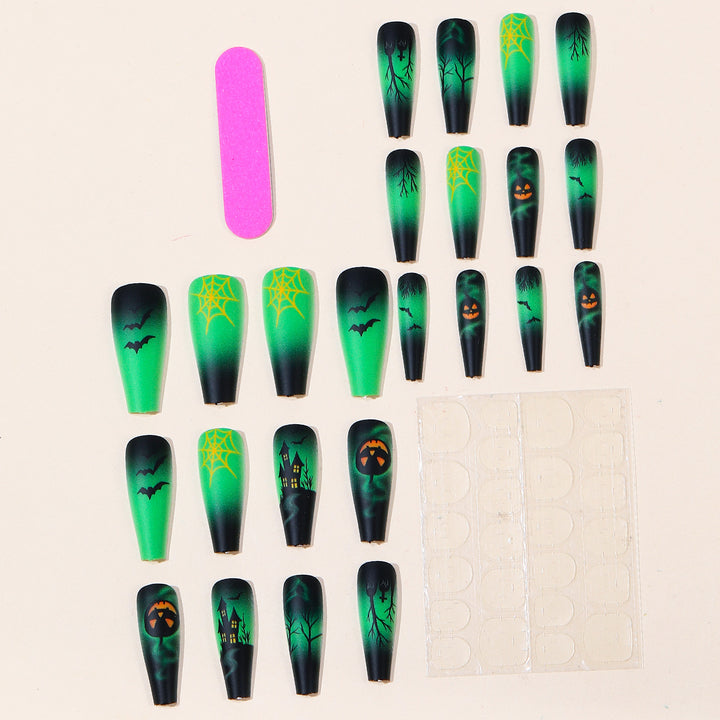 Spooky Halloween-Themed 3D Nail Art Extensions Stornfield