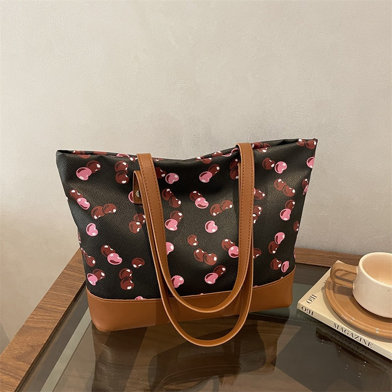 Playful Printed Canvas Tote Bag Stornfield