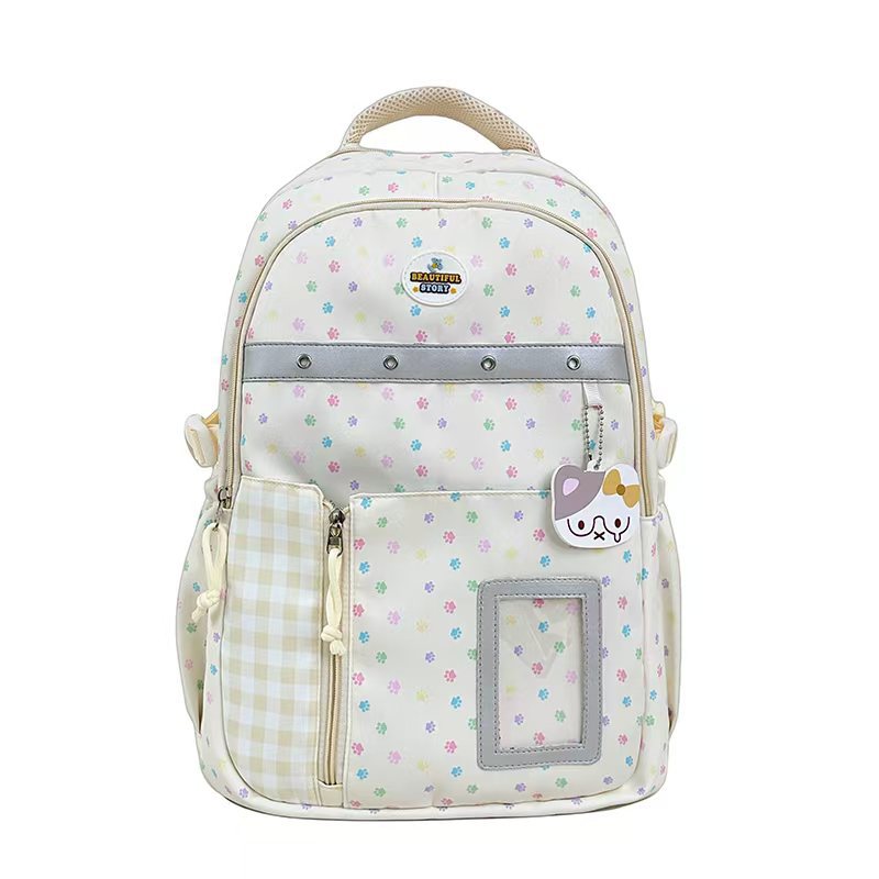 Multi-Pocket Patterned Backpack Stornfield