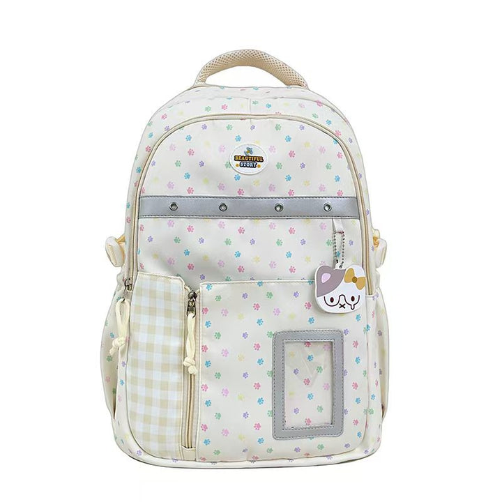 Multi-Pocket Patterned Backpack Stornfield