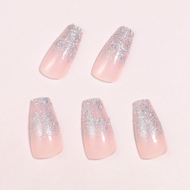 Luxury Glitter Ombre Press-On Nail Set Stornfield
