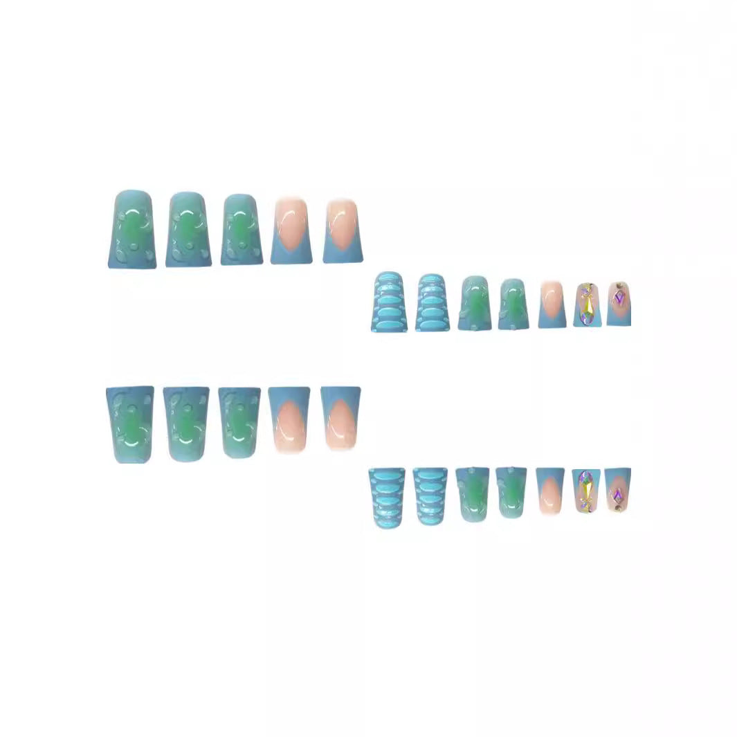 Creative Water-Themed Nail Extensions Stornfield