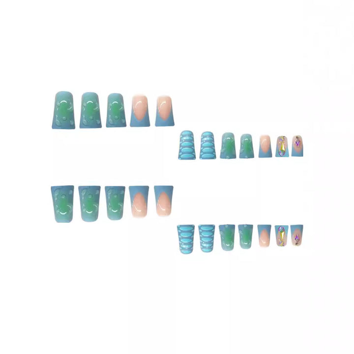 Creative Water-Themed Nail Extensions Stornfield