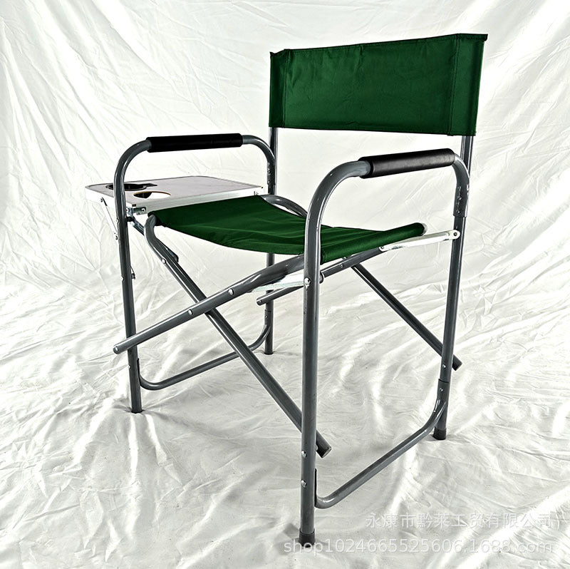 Comfortable Folding Chair With Side Shelf Stornfield