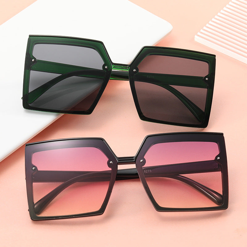 Women's stylish oversized sunglasses with geometric design Stornfield