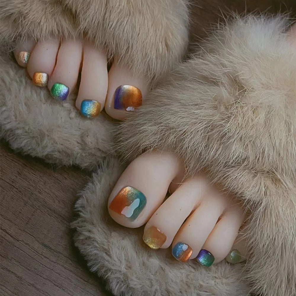 Rainbow Gradient Pedicure Set Stornfield