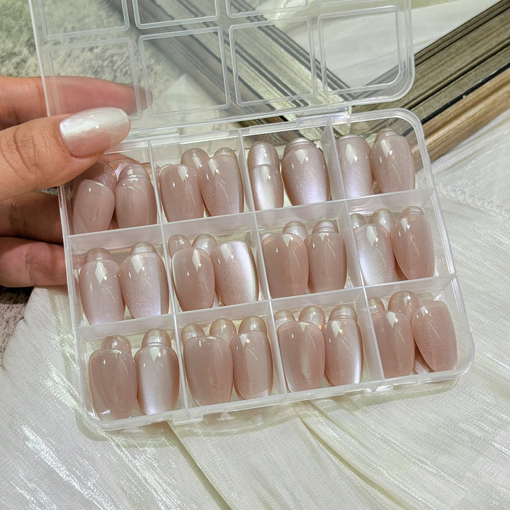 Glossy Press-On Nail Tips Collection Stornfield